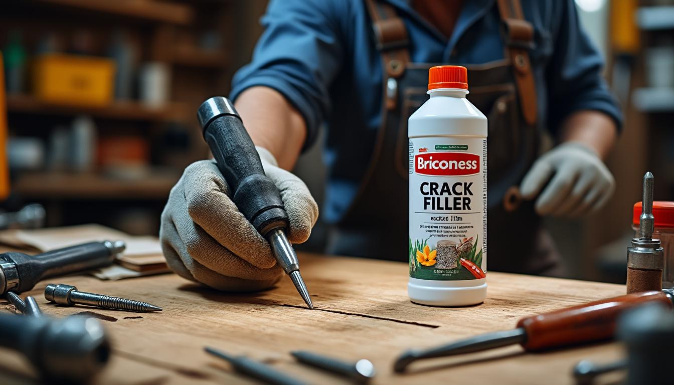 découvrez les avantages du colmateur fissures transparent 500 ml briconess en diy. idéal pour réparer et protéger vos surfaces, ce produit de qualité offre une finition invisible et durable, facilitant tous vos projets de bricolage. ne laissez plus les fissures altérer l'esthétique de votre maison!