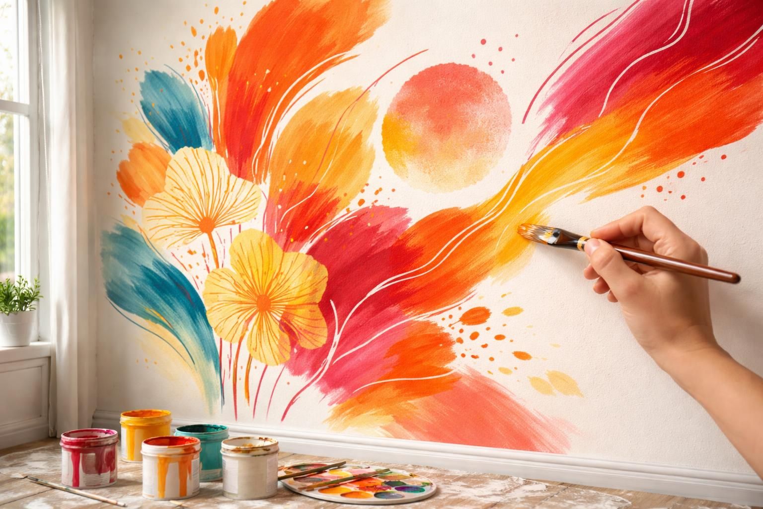 découvrez comment personnaliser vos murs avec un pinceau grâce à nos idées de dessins muraux simples et créatifs pour sublimer votre intérieur.