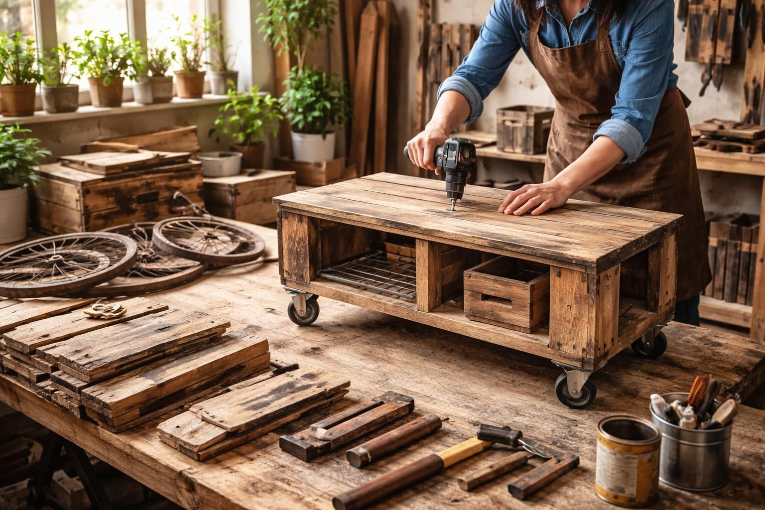 découvrez comment créer un meuble unique et écologique en recyclant vos déchets. transformez vos matériaux récupérés en mobilier déco fait soi-même, alliant créativité et développement durable.