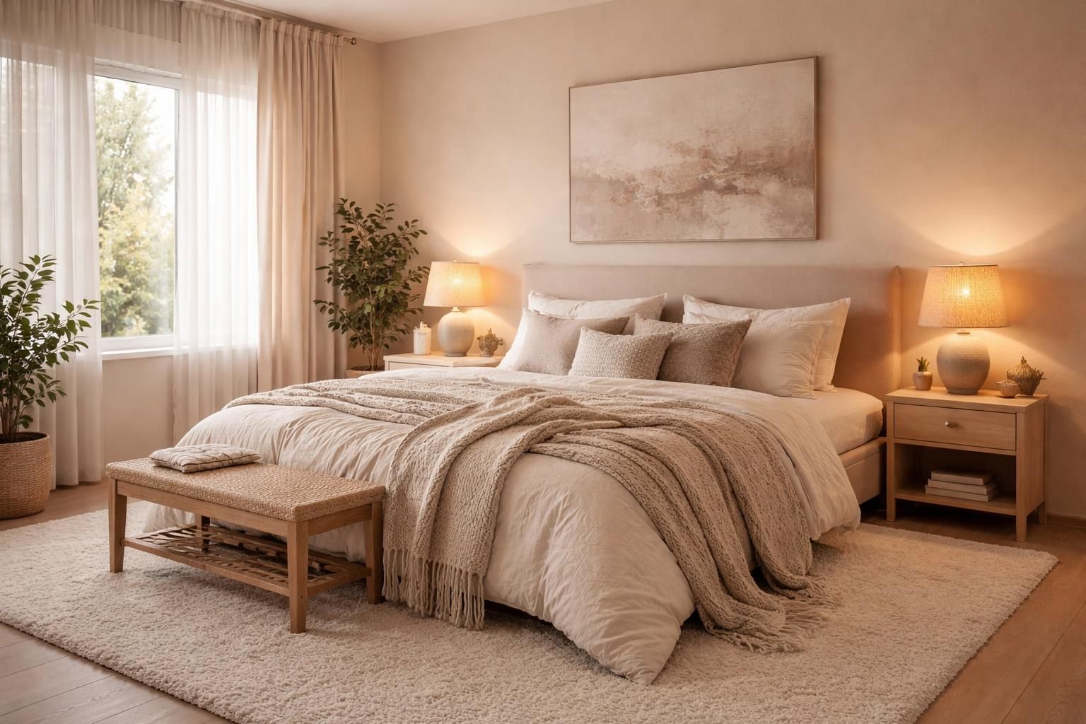 découvrez comment choisir les teintes parfaites pour une peinture de chambre parentale cocooning et créez un nid douillet et apaisant dans votre espace de détente.