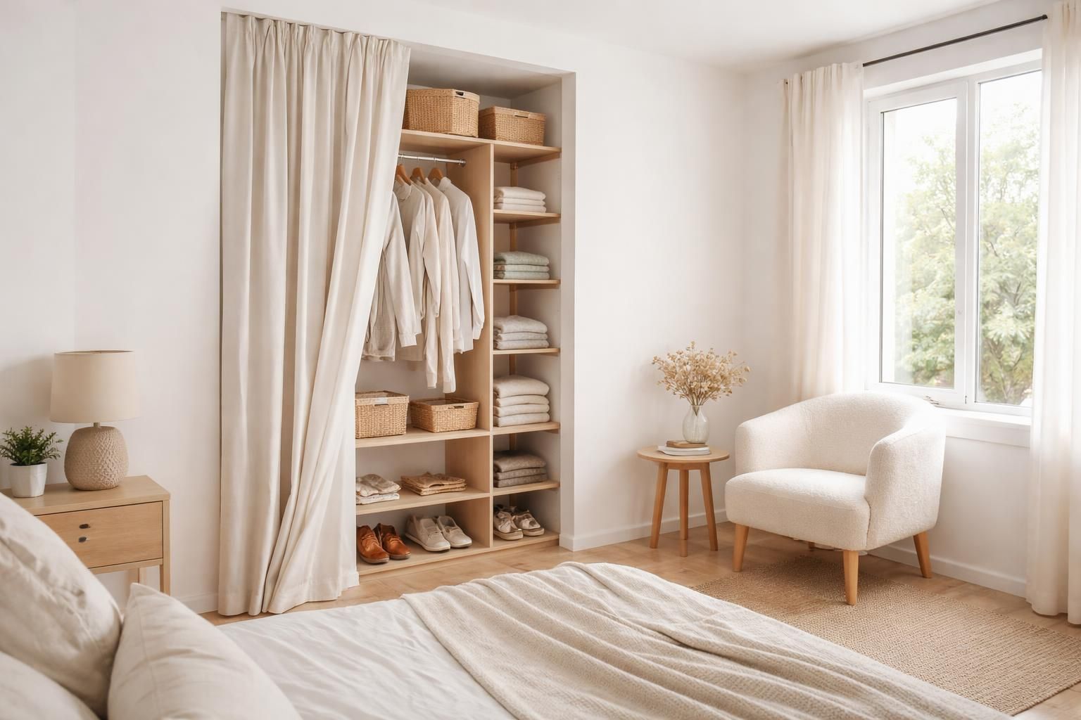 découvrez comment remplacer une porte de placard par un rideau pour une solution déco, pratique et économique qui transforme votre intérieur en un clin d'œil.