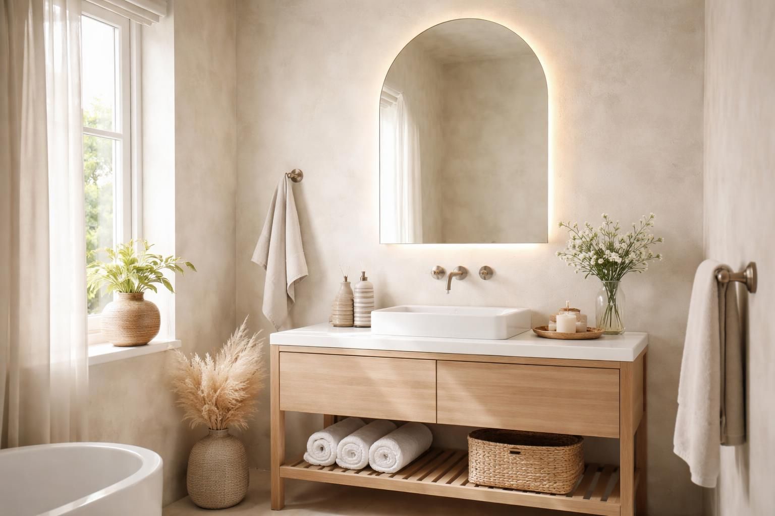 découvrez comment sublimer votre salle de bain avec la peinture à la chaux, un revêtement naturel et écologique qui apporte charme et fraîcheur à votre intérieur.