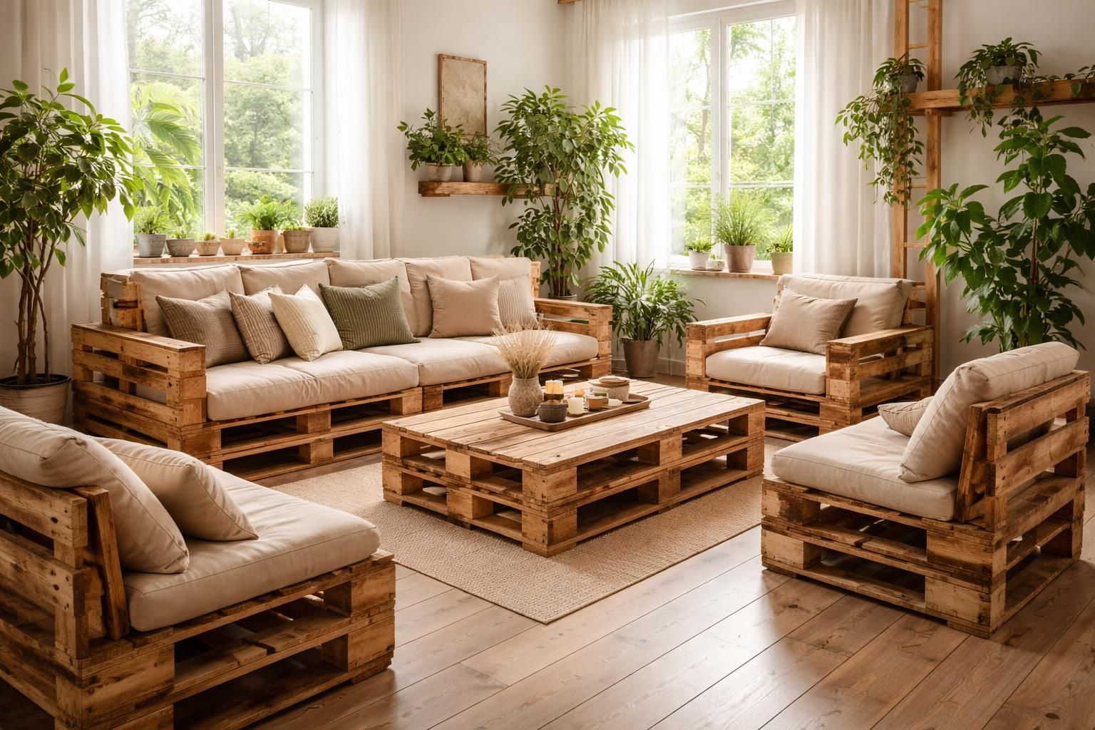 découvrez nos modèles préférés de salons en palettes de bois pour un mobilier éco-responsable et tendance. idées diy pour un salon de récup alliant charme et originalité.