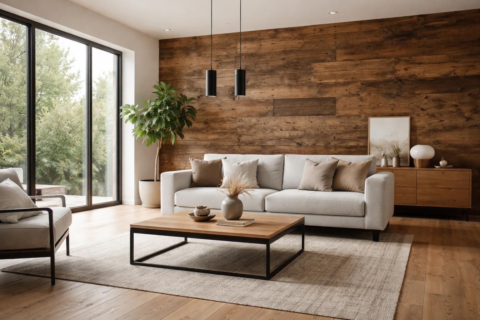 découvrez comment combiner harmonieusement le bois brut avec des lignes épurées pour créer un salon rustique moderne alliant chaleur et élégance.
