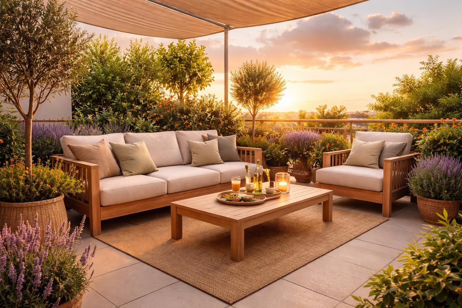 découvrez nos conseils pratiques pour aménager votre terrasse exposée à l'ouest et profitez pleinement des soirées ensoleillées.