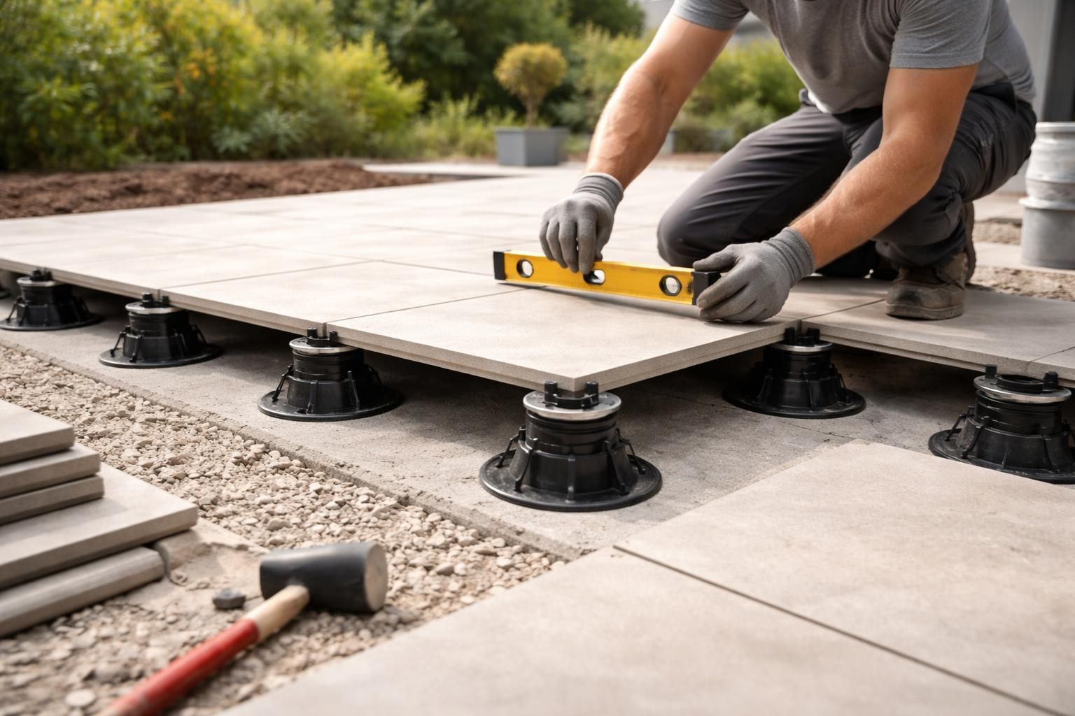 découvrez comment poser facilement un carrelage de terrasse sur des plots réglables grâce à notre guide étape par étape, pour une installation stable et durable.