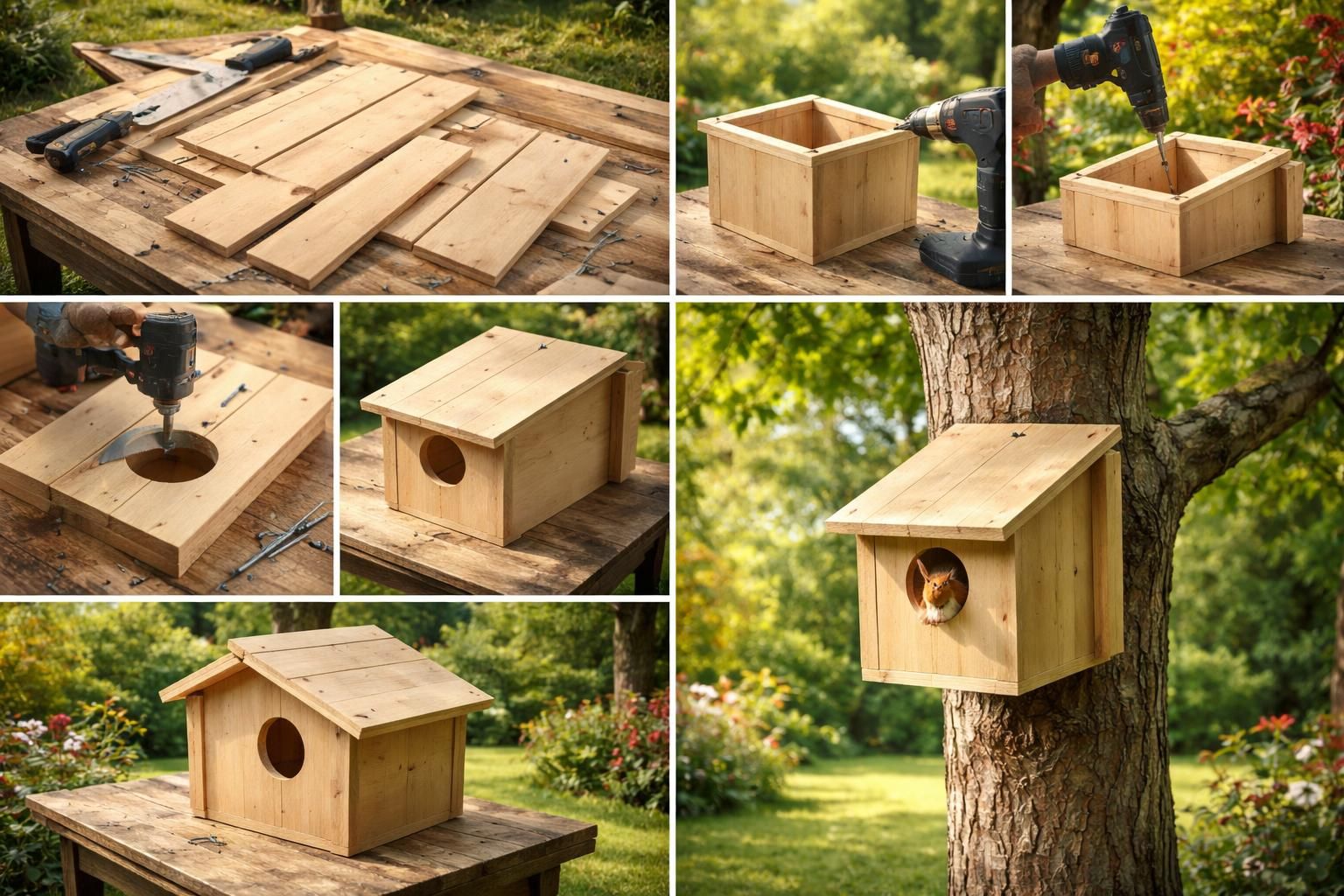 découvrez comment construire un nichoir pour écureuil afin d'offrir un abri sûr et confortable dans votre jardin. guide étape par étape pour protéger ces petits animaux.