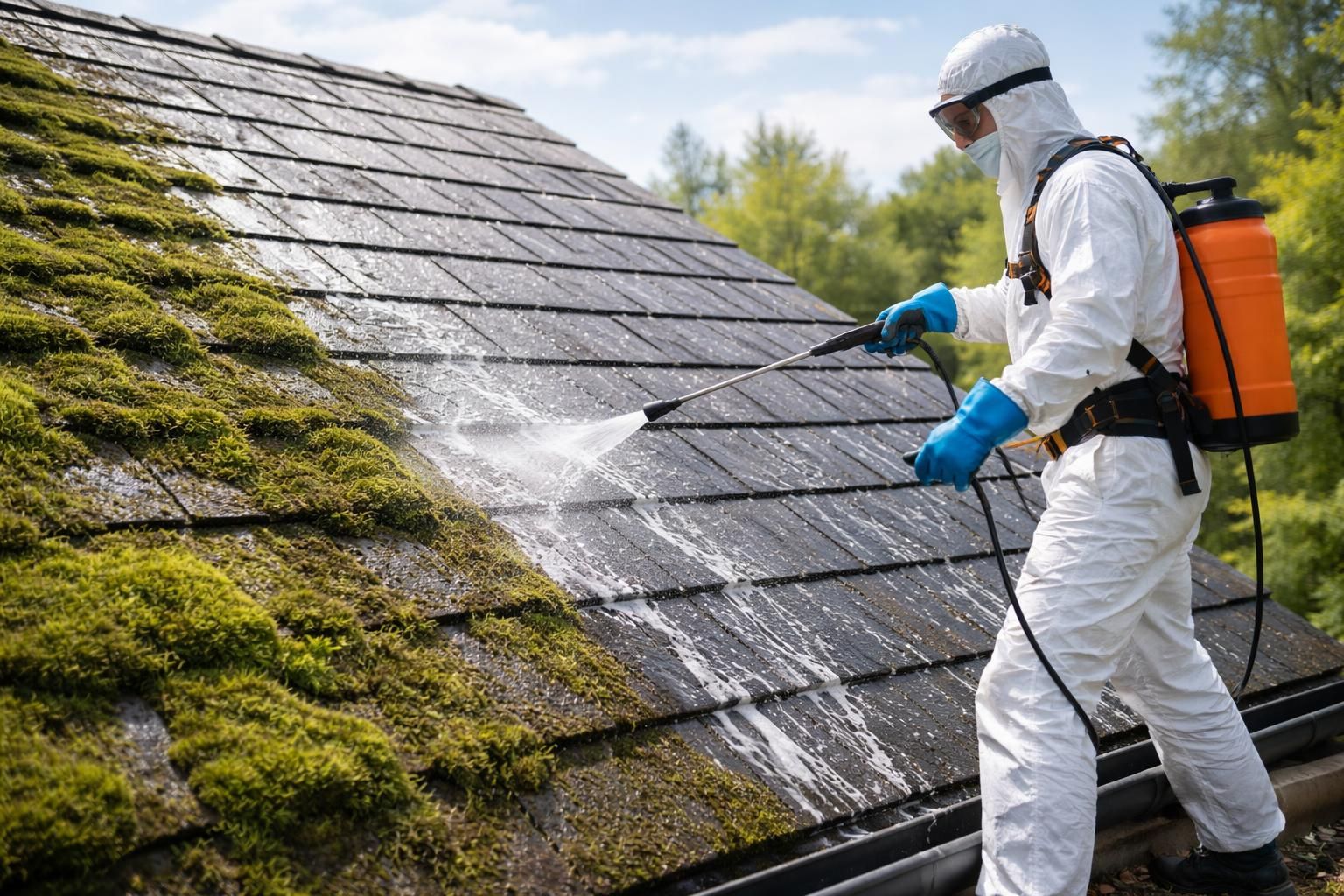 découvrez comment éliminer efficacement les mousses sur votre toiture en ardoise grâce à nos produits de traitement spécialement conçus pour protéger et restaurer votre toit.