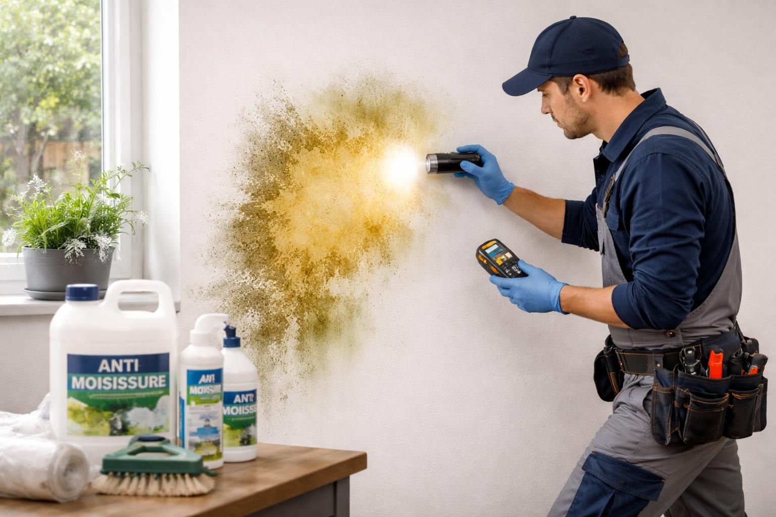 découvrez comment identifier la cause d'une tache jaune sur un mur intérieur et les méthodes efficaces pour la traiter rapidement et durablement.