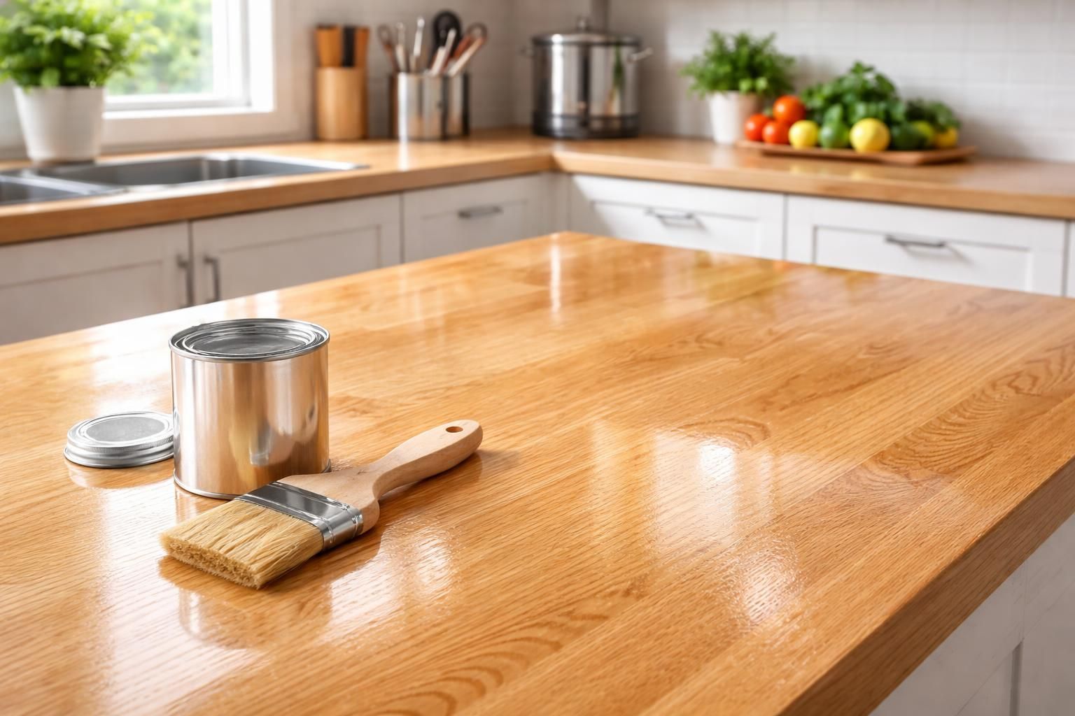 découvrez comment choisir et appliquer un vernis spécial plan de travail pour protéger durablement votre cuisine contre les taches, l'humidité et l'usure quotidienne.