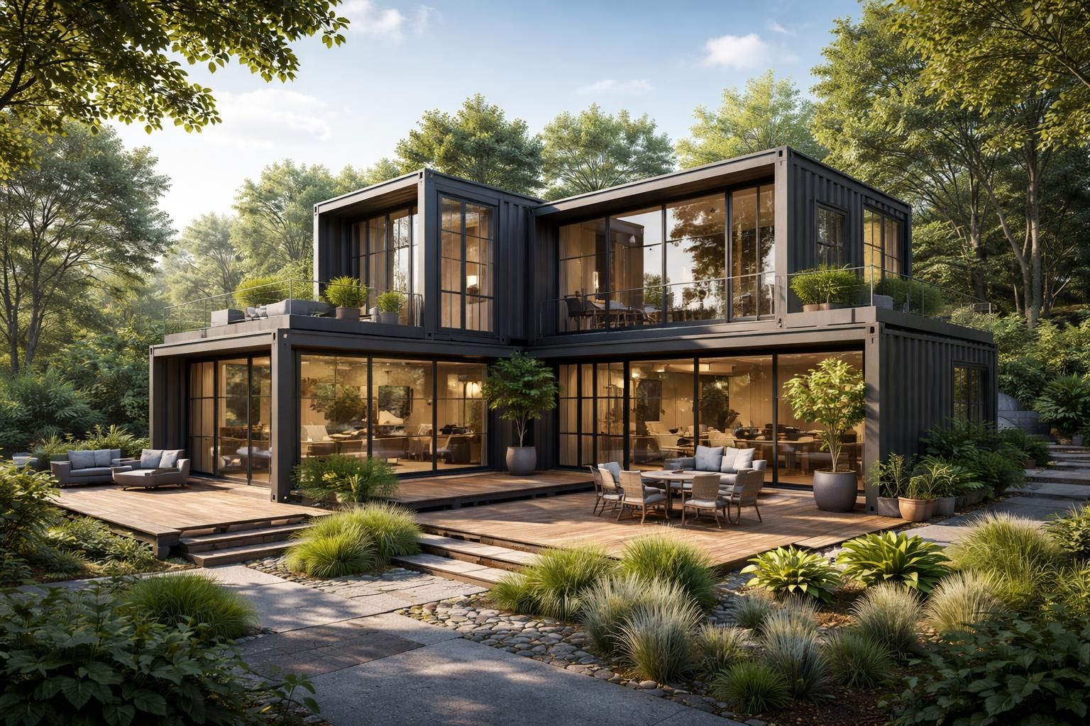 découvrez tout ce qu'il faut savoir sur la construction modulaire avec les containers habitat : avantages, étapes de construction, et idées d'aménagement.