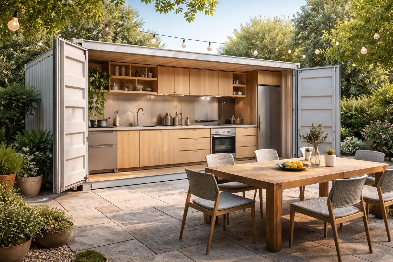 découvrez comment aménager une cuisine extérieure pratique et moderne en utilisant un container, pour un espace fonctionnel et design adapté à vos besoins.