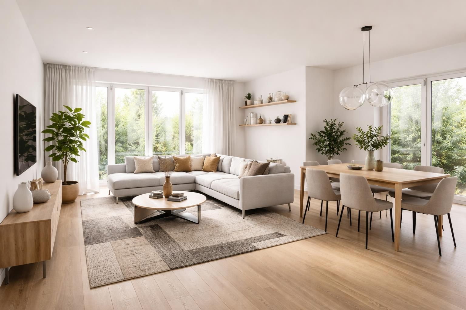 découvrez nos astuces et conseils pour aménager un salon-salle à manger carré de manière moderne et harmonieuse, optimisant l'espace et le style.
