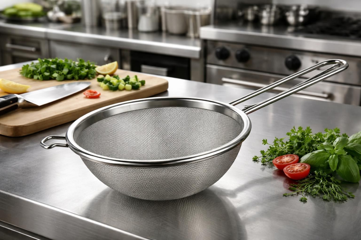 découvrez où acheter une passoire très fine adaptée à la cuisine professionnelle, pour filtrer efficacement vos préparations avec précision et qualité.