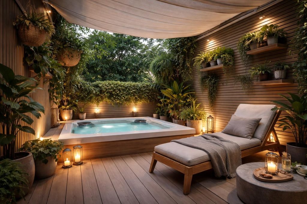 découvrez comment optimiser l'espace extérieur avec des idées d'aménagement pour créer un coin spa relaxant et fonctionnel, alliant confort et esthétique.